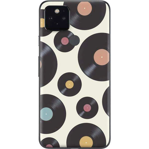 Colorful Records Google Pixel 5 Skin
